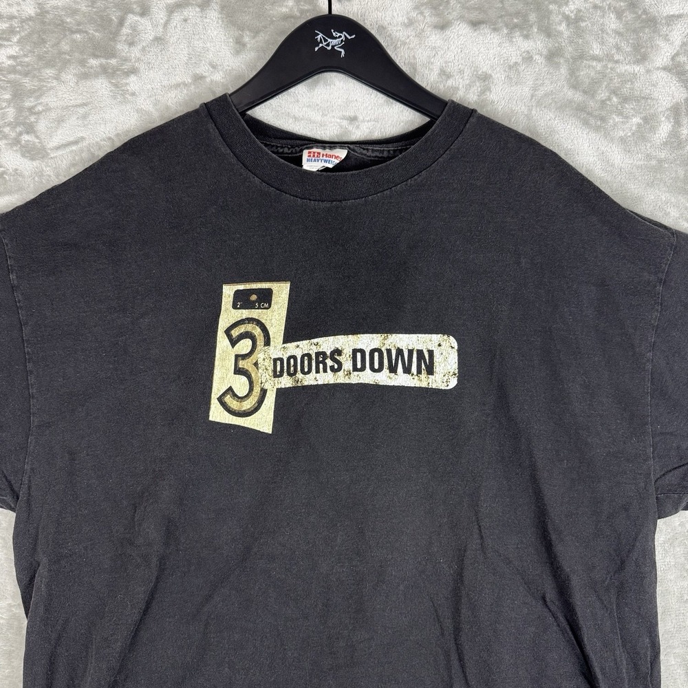 Vintage Hanes 3 Doors Down The Better Life Kryptonite T-Shirt 90s Y2K Mens XL